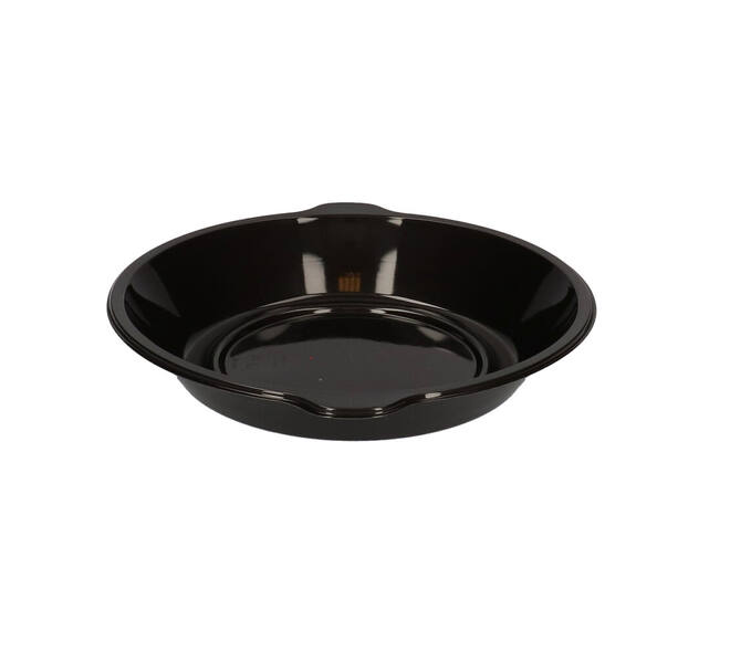 176396 - Menubak PP Pearl L1 rond 1-vaks ø 250 x 42 mm - zwart 1390 cc