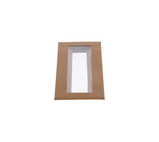 188102 - Deksel Karton/PLA  SL Brick 225 x 85 x 30 mm + Venster tbv Viking Box 188100 - naturel