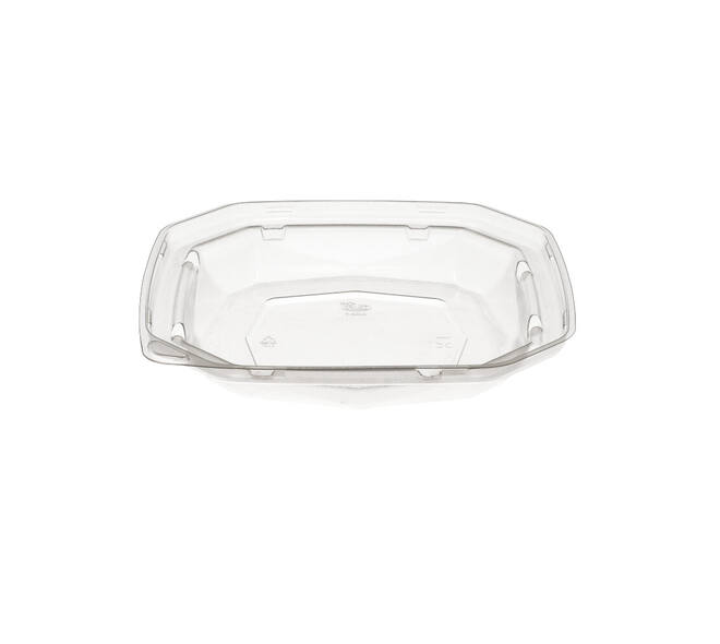 192515 - Deksel RPET BioPak tbv Bagasse Octview 188141 - 650 cc - transparant