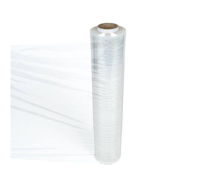 Stretchfolie LLDPE 50 cm x 300 mtr transparant T20 handrol