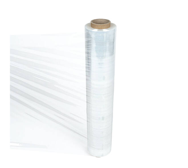Stretchfolie LLDPE 50 cm x 300 mtr transparant 16 my handrol
