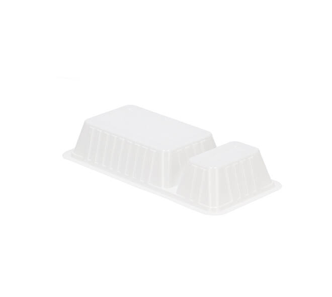 Snackbak PS 203,5 x 95 x 36 mm wit A22 (A9+1)