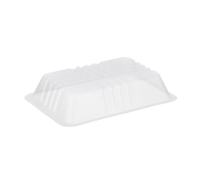 Snackbak PS 203,5 x 144 x 39 mm semi-transparant A50/30