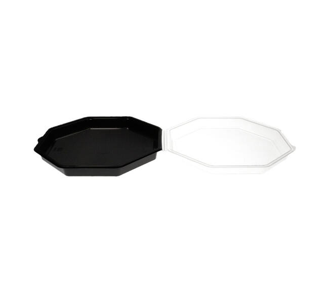 211908 Octaview apet 118 x 60 mm grey 191 ml
