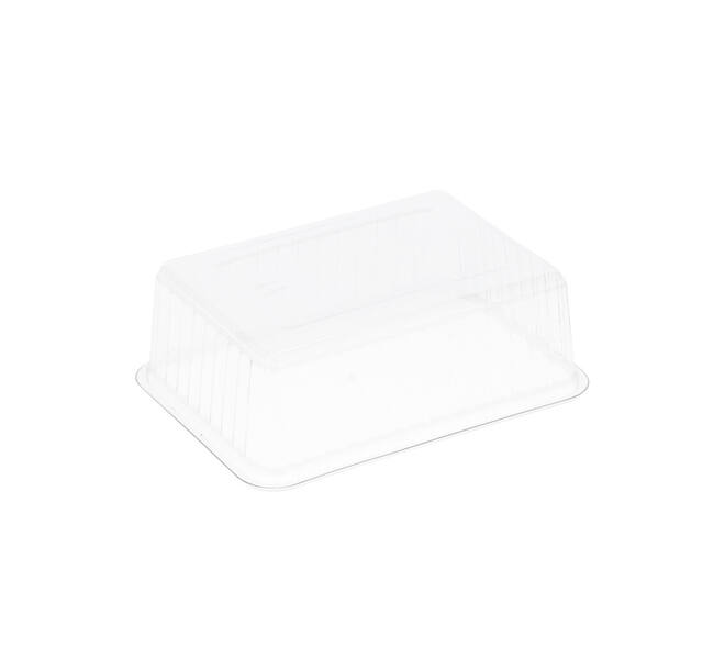 Bak PET 183 x 135 x 63 mm transparant 1000 ml rechthoekig