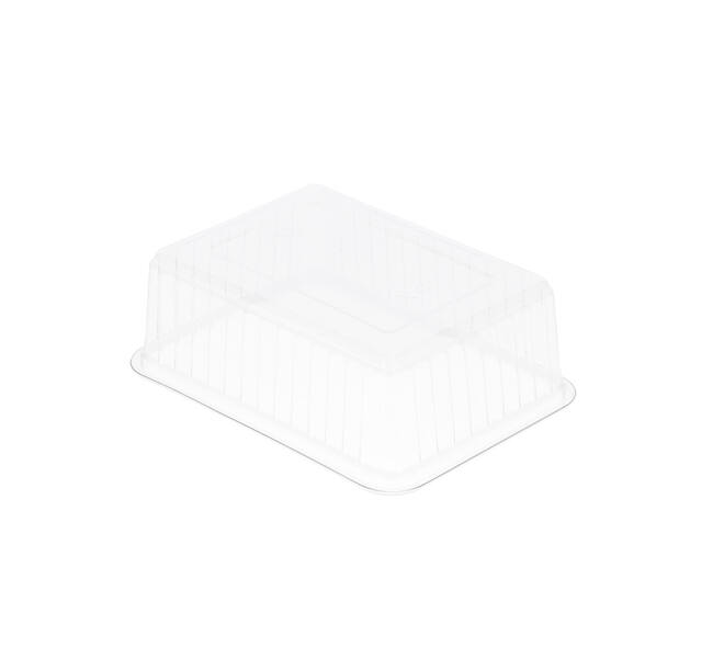 Bak PET 183 x 135 x 63 mm transparant 1000 ml rechthoekig
