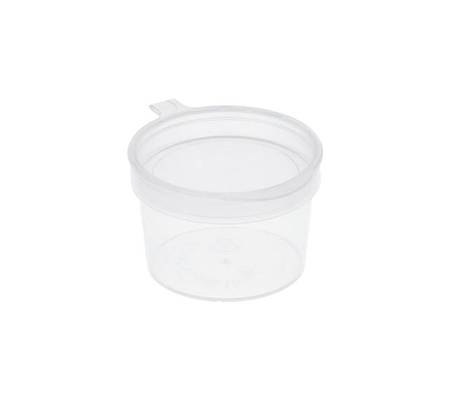 Covercup PP ø34/22 transparant 10 ml rond