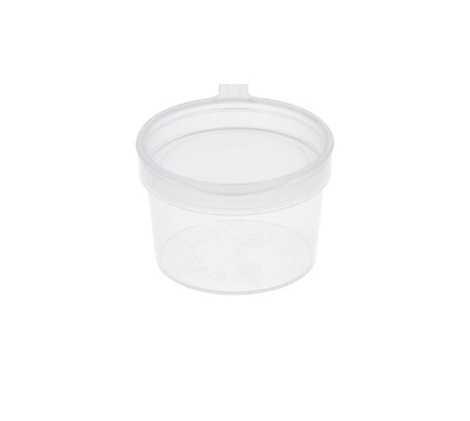Covercup PP ø34/22 transparant 10 ml rond