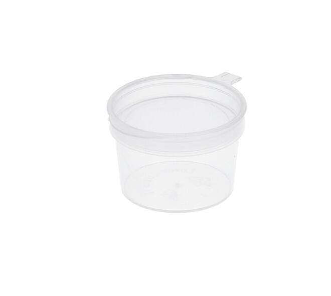 Covercup PP ø34/22 transparant 10 ml rond