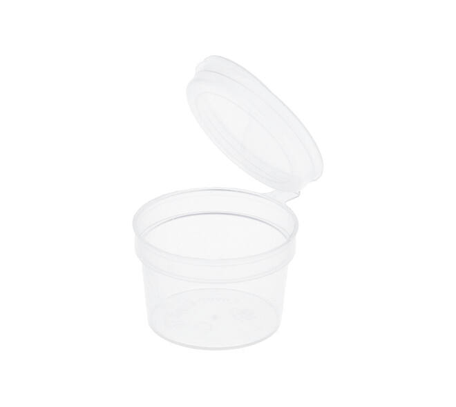 Covercup PP ø34/22 transparant 10 ml rond