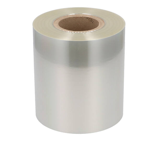 162800 - Topsealfolie PET anti condens 185 mm x 400 mtr transparant 42 my peelable