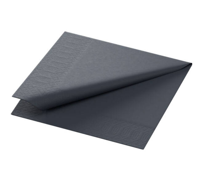 168399 - Servet 24 x 24 cm tissue 3 lgs zwart