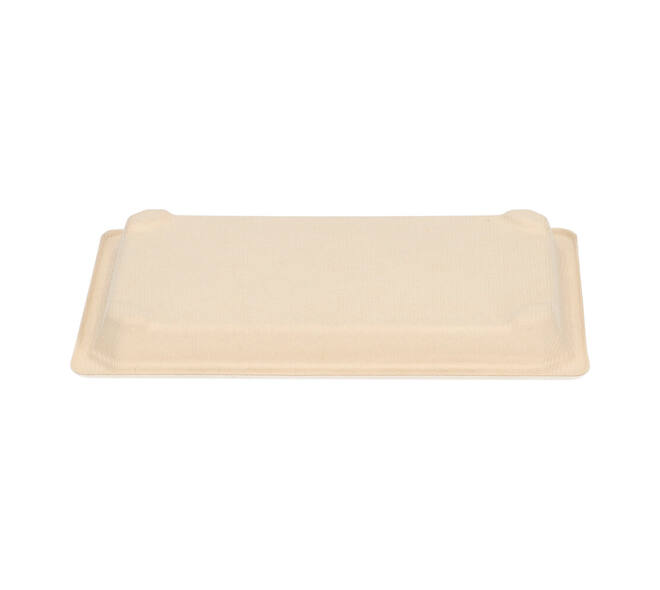 196728 - Tray Sushi Bagasse 215 x 135 x 22 mm medium bruin