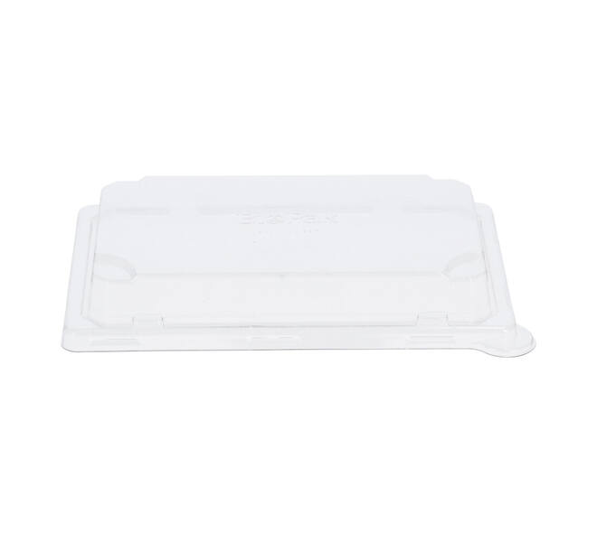 196734 - Deksel RPET tbv Sushi Tray 226 x 146 x 32 mm medium transparant