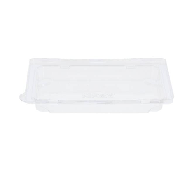 196734 - Deksel RPET tbv Sushi Tray 226 x 146 x 32 mm medium transparant