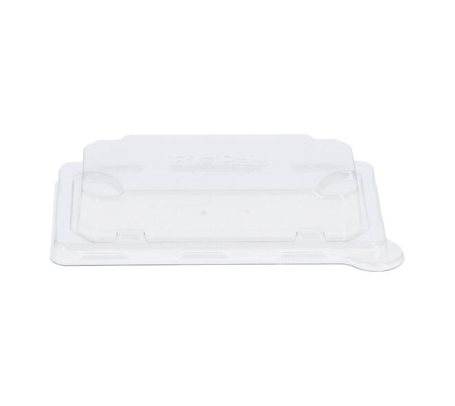 196737 - Deksel RPET tbv Sushi Tray 176 x 103 x 33 mm slim short transparant