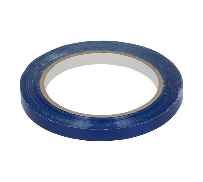 Tape PVC 9 mm x 66 mtr blauw 37 my