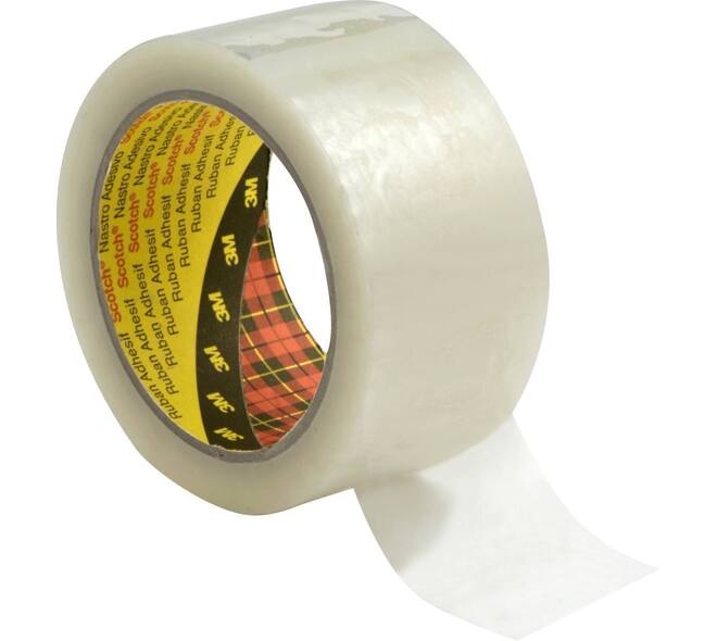 Tape 50 mm x 66 mtr PP 30 my - 371 transp