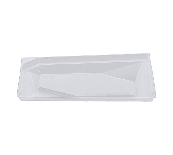 187035 - Deksel 80% RPET ecoecho tbv Polardeli petit/medio/grand 181  x 121 x 18 - transp