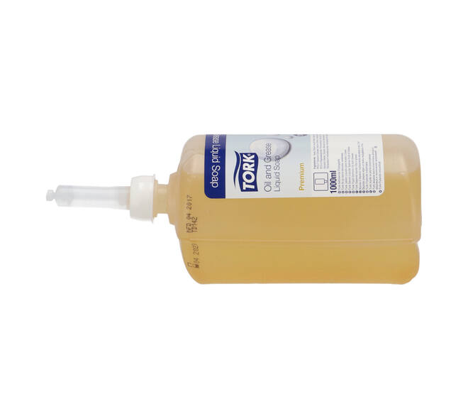 420401 - Vloeibare zeep 1 liter geel olie en vet TORK