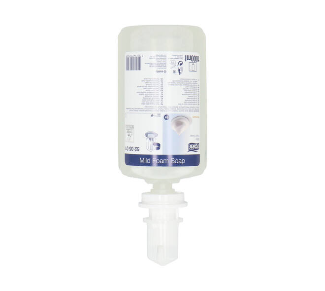 520501 - Schuim zeep 1 liter transparant mild TORK