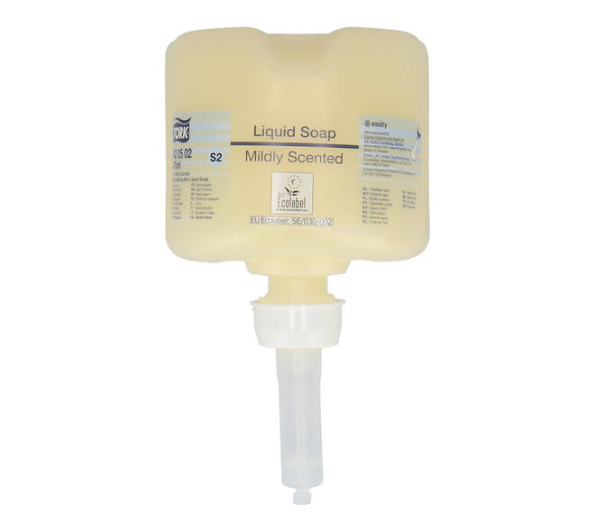420502 - Vloeibare zeep 475 ml geel mild mini TORK