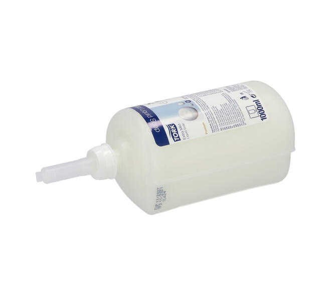 420701 - Vloeibare zeep 1 liter wit extra mild TORK