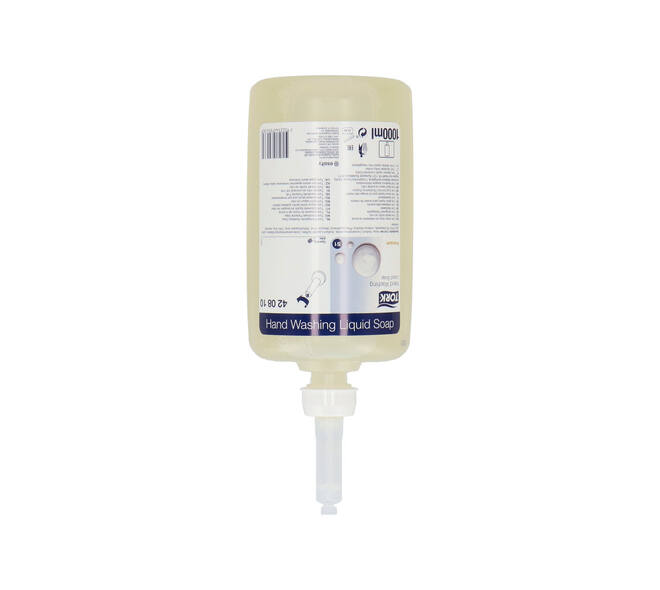 420810 - Vloeibare zeep 1 liter transparant reinigend TORK