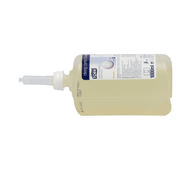 420810 - Vloeibare zeep 1 liter transparant reinigend TORK
