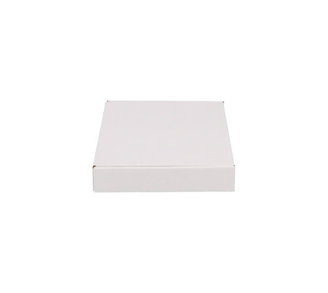 Brievenbusdoos 220 x 155 x 28 mm wit/bruin enkel golf - A5 - 322 610 250