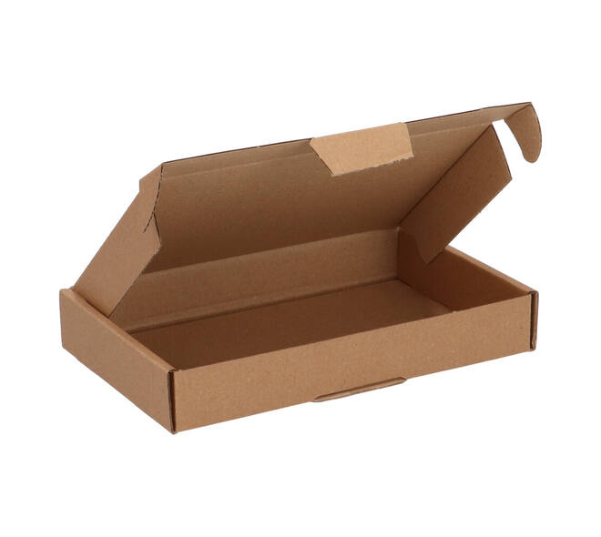 Brievenbusdoos 180 x 115 x 28 mm bruin/bruin enkel golf - A6 - 322 600 150