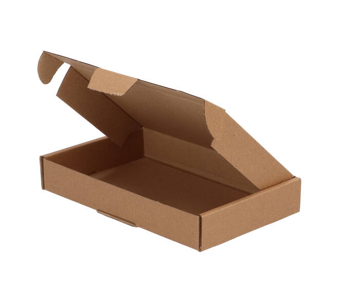 Brievenbusdoos 180 x 115 x 28 mm bruin/bruin enkel golf - A6 - 322 600 150