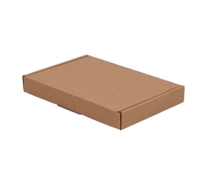 Brievenbusdoos 220 x 155 x 28 mm bruin/bruin enkel golf - A5 - 322 600 250