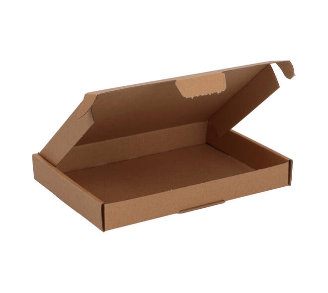 Brievenbusdoos 220 x 155 x 28 mm bruin/bruin enkel golf - A5 - 322 600 250