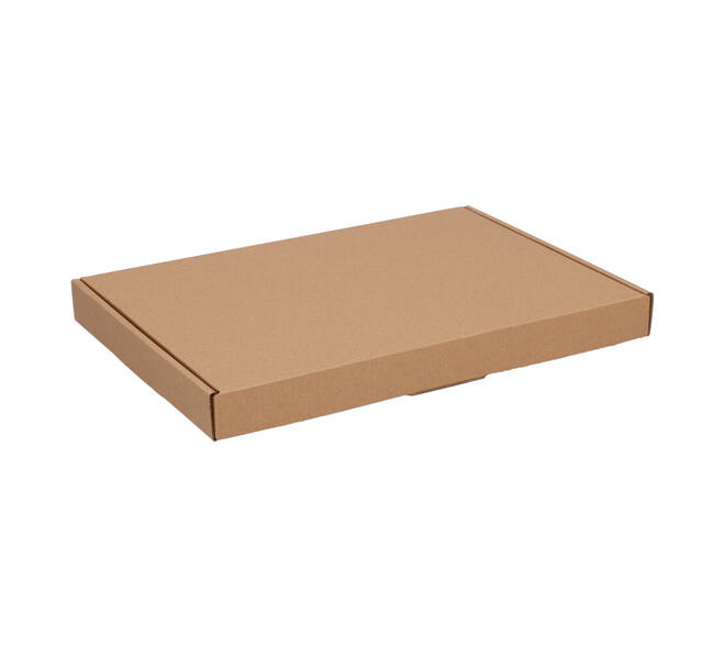 Brievenbusdoos 310 x 220 x 28 mm bruin/bruin enkel golf - A4 - 322 600 350