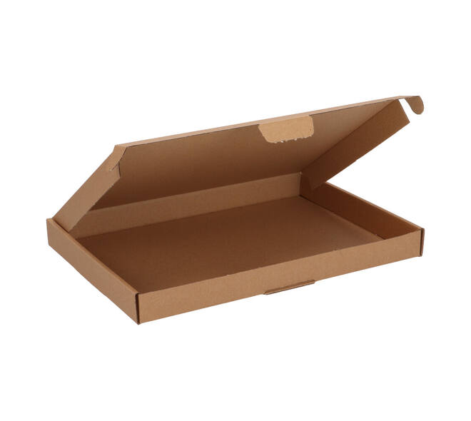 Brievenbusdoos 310 x 220 x 28 mm bruin/bruin enkel golf - A4 - 322 600 350