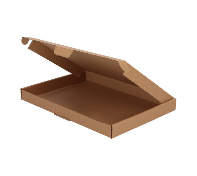 Brievenbusdoos 310 x 220 x 28 mm bruin/bruin enkel golf - A4 - 322 600 350