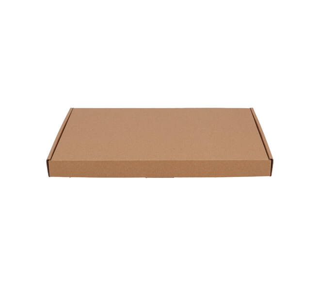 Brievenbusdoos 345 x 255 x 28 mm bruin/bruin enkel golf - A4+ - 322 600 450