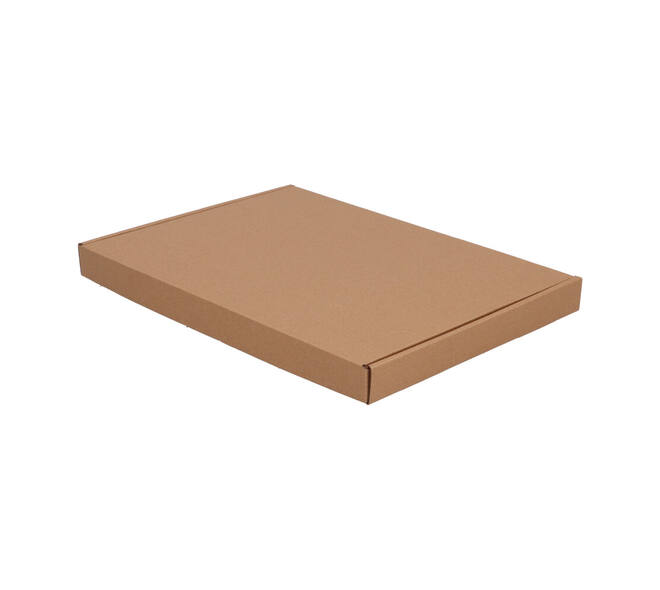 Brievenbusdoos 345 x 255 x 28 mm bruin/bruin enkel golf - A4+ - 322 600 450
