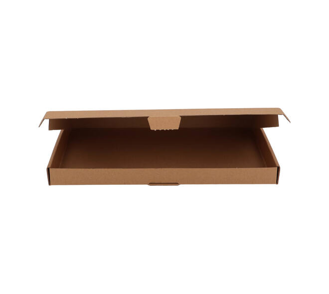 Brievenbusdoos 345 x 255 x 28 mm bruin/bruin enkel golf - A4+ - 322 600 450
