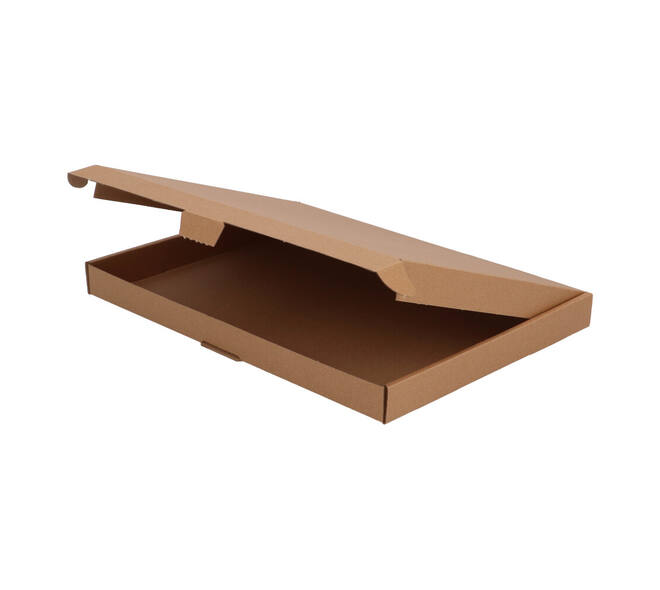 Brievenbusdoos 345 x 255 x 28 mm bruin/bruin enkel golf - A4+ - 322 600 450
