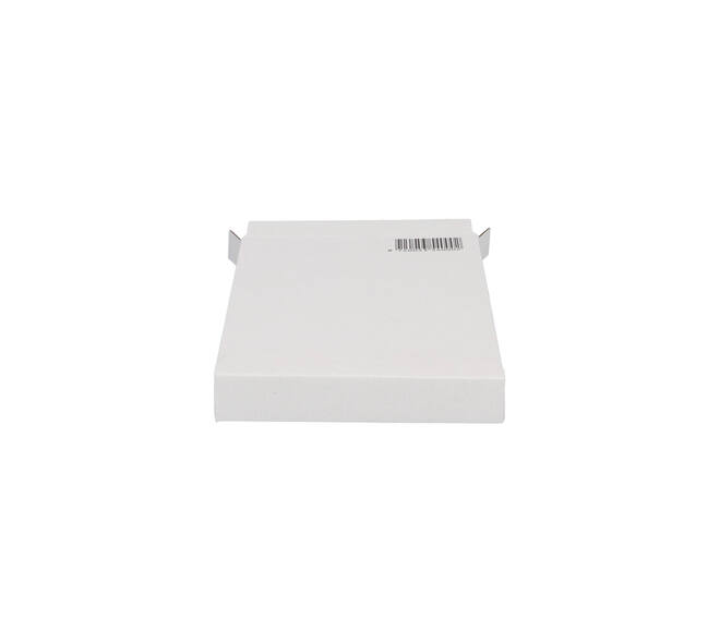 Brievenbusdoos 260 x 170 x 28 mm wit/bruin enkel golf met zelfklevende sluiting  - A5+ - 211 103 125