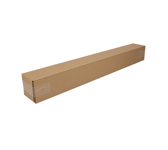 Telescopisch verzendkoker 870 x 105 x 105 mm bruin/bruin enkel golf 222 115 310