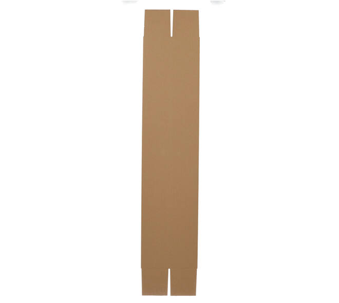 Telescopisch verzendkoker 870 x 105 x 105 mm bruin/bruin enkel golf 222 115 310
