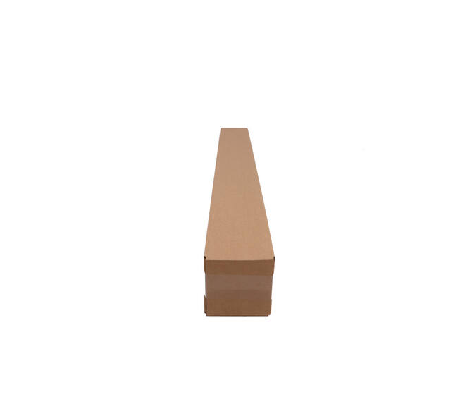 Telescopisch verzendkoker 1.050 x 112 x 112 mm bruin/bruin enkel golf 222 115 020
