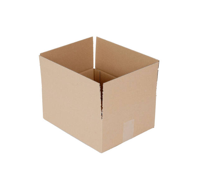 Doos 310 x 250 x 120 mm bruin/bruin enkelgolf fefco 0201