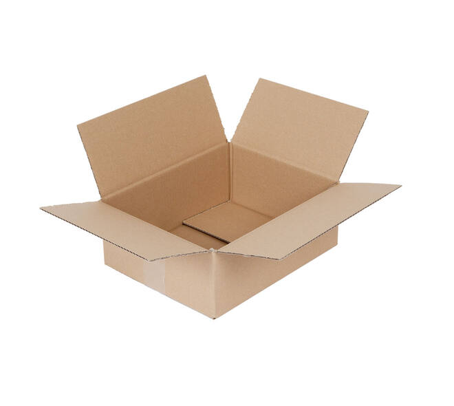 Doos 310 x 250 x 120 mm bruin/bruin enkelgolf fefco 0201