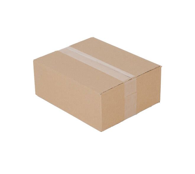 Doos 310 x 250 x 120 mm bruin/bruin enkelgolf fefco 0201