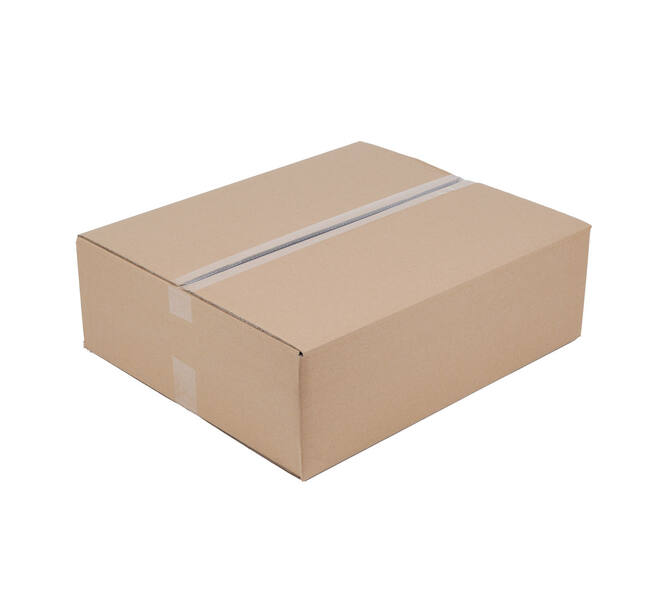 Doos 585 x 485 x 175 mm bruin/bruin dubbelgolf fefco 0201