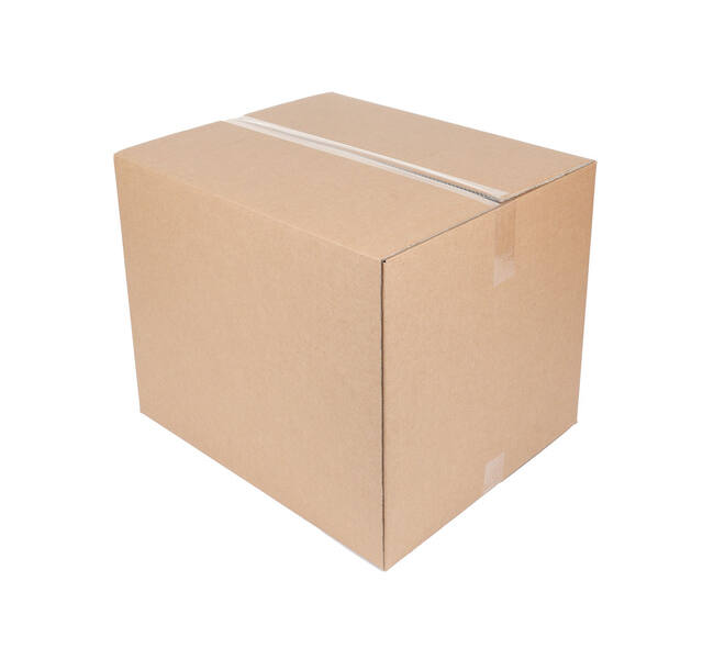 Doos 586 x 486 x 472 mm bruin/bruin dubbelgolf fefco 0201